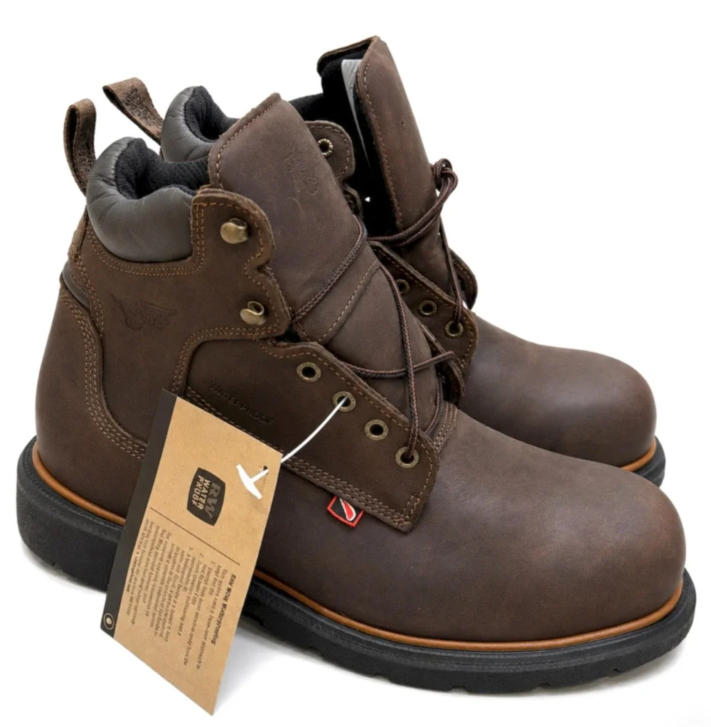 RED WING 4404 DYNAFORCE 6-INCH INSULATED WATERPROOF SAFETY TOE BOOTS SZ 7 EE